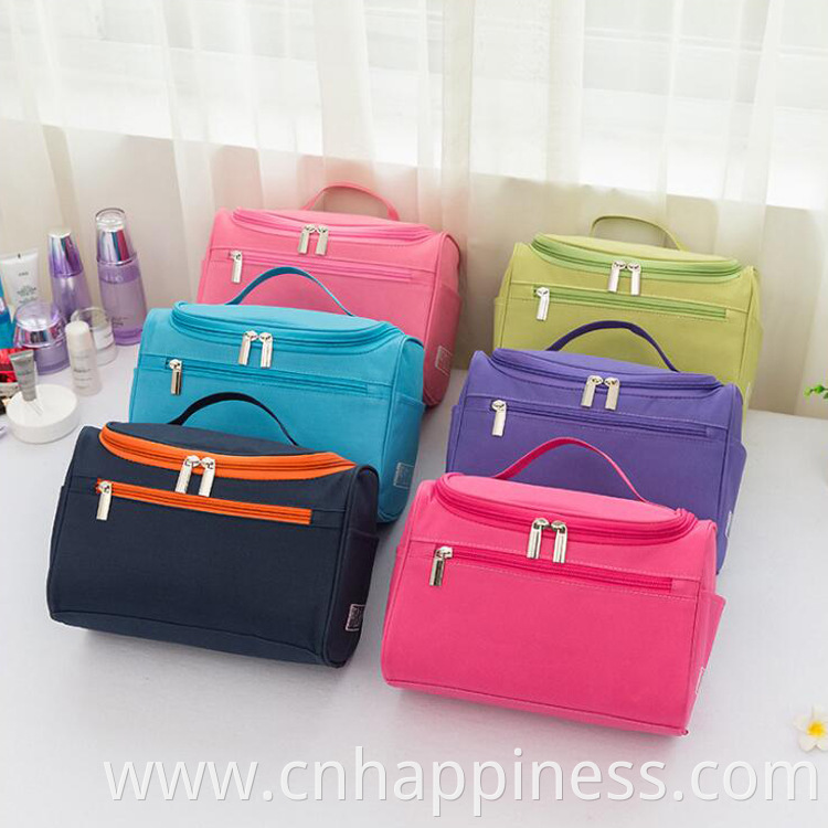 Custom Logo Cosmetic Makeup Brush Bags Professional Women Mens Folding Luxury Travel Organizer Hanging Toiletry Beauty Bag Plain